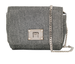 Mini Ruby Glitter, Canvas, Silver, MII, B, 3*